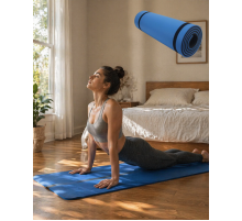 10 mm Fitness ve Pilates Matı Kaydırmaz Taban Konforlu Spor Minderi Hafif Taşınabilir