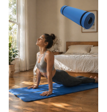 10 mm Fitness ve Pilates Matı Kaydırmaz Taban Konforlu Spor Minderi Hafif Taşınabilir