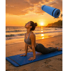 10MM YOGA MATI MAVİ