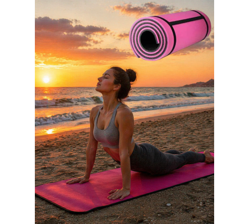 10MM YOGA MATI PEMBE