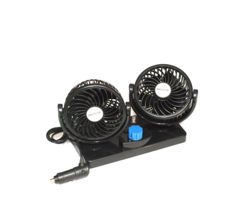 12V Oto Fan Çakmaklık Girişli Ayarlanabilir Başlıklı Araç Vantilatörü