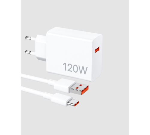Turbo 120W Hızlı Şarj Cihazı Type-C Kablolu