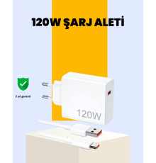 120 Watt Type C Hızlı Şarj Cihazı  Reno 4 5 6 Uyumlu