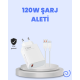 120 Watt Turbo Şarj Cihazı  Redmi Note 10 11 12 Uyumlu
