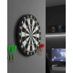Kaliteli Ahşap Dart Tahtası 12 İnç 4 Dart Ok Seti