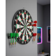 Şık Tasarımlı Dart Tahtası 12 İnç Dayanıklı Ahşap Gövde
