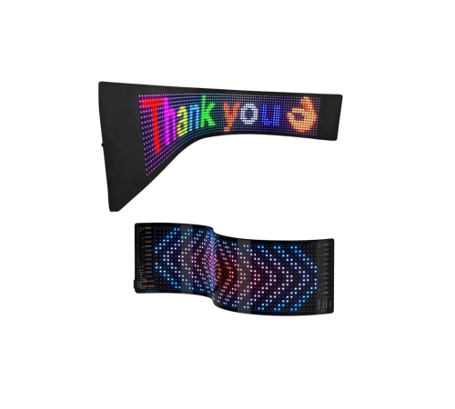 RGB LED Yazı Paneli Telefon Kontrollü Kayan Yazı Animasyonlu Ekran