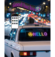 LED Matrix Panel RGB Yazı Yazma Animasyonlu Telefon Kontrollü Akıllı Ekran