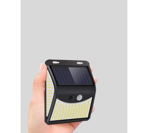 Sensörlü, Güneş Enerjili LED Duvar Lambası Bahçe ve Balkon Aydınlatma