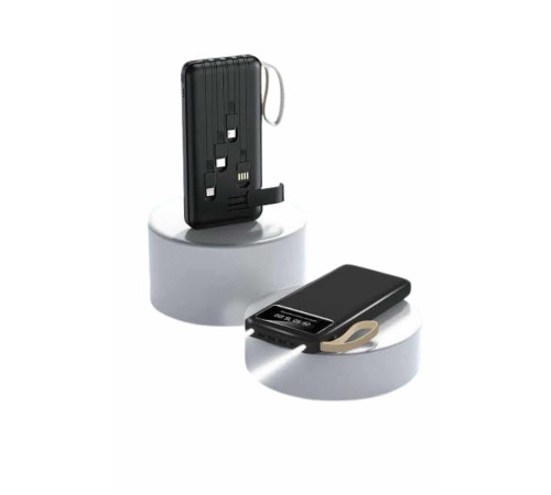 Hızlı Şarj Özellikli 20.000 Mah Dijital Göstergeli USB Girişli Android ve İOS Uyumlu Powerbank