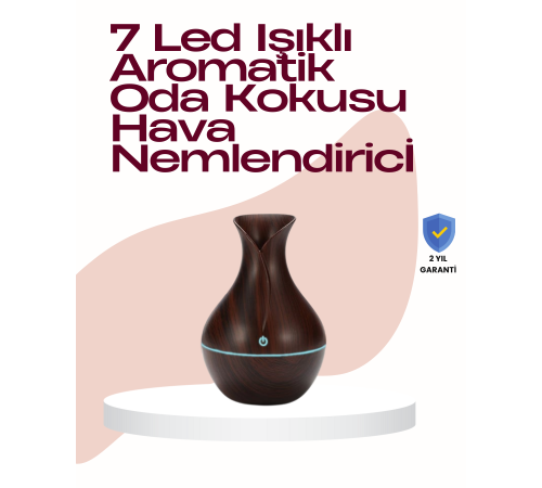 130ml Su Depolu USB Güçlü Kompakt Masaüstü Nemlendirici Difüzör