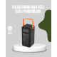 80000 mAh Solar Powerbank Göstergeli Fenerli Hızlı Şarj Taşınabilir Şarj Cihazı
