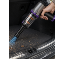 Taşınabilir Oto Süpürge 220W Turbo Güçlü Metal HEPA Filtreli Kablosuz Süpürge