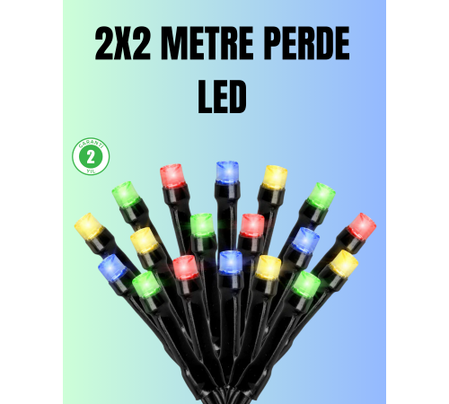 Su Geçirmez Pil Çalışan LED Perde Işık – İç ve Dış Mekan