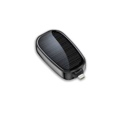 Güneş Enerjili Mini Powerbank 1200mAh Ultra İnce Taşınabilir