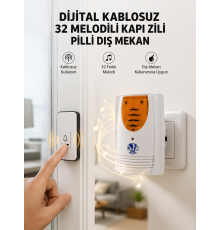 Kablosuz Kapı Zili Düzenli ve Konforlu Yaşam Alanları İçin Yeni Nesil