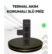 Masa Üstü Çoklu Priz USB ve Type-C Çıkışlı Güç Dağıtıcı