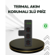 7 Portlu Çoklu Priz USB ve Type-C Girişli Akıllı Güç Ünitesi