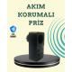 Isıya Dayanıklı PC Gövdeli Akım Korumalı Priz 4 USB