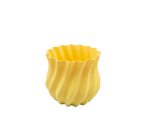 3D KIVRIMLI VAZO SARI