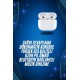 3.Nesil İOS Android Uyumlu Bluetooth 5.0 Beyaz Çağrı Cevaplama