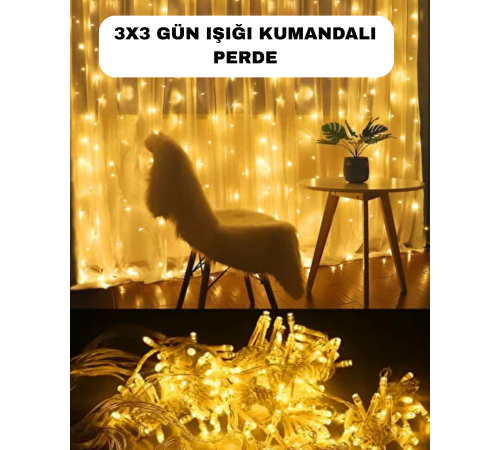 Romantik Ambiyans İçin Uzaktan Kumandalı Günışığı Peri Led