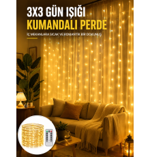 Zaman Ayarlı 8 Modlu Günışığı Perde Led Işık USB Çalışma Yeni Nesil