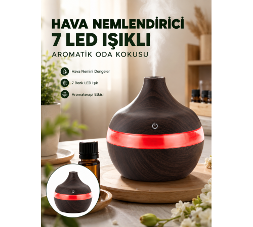Prizden Çalışan Sessiz Ultrasonik Hava Nemlendirici Difüzör Yeni Nesil
