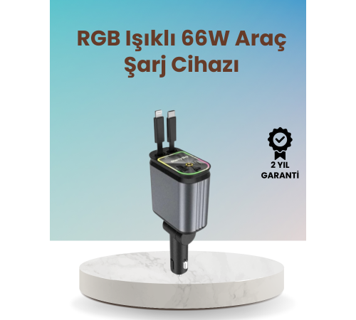 BMW, Mercedes, Audi, Volkswagen Araçlar için 4’ü 1 Arada Hızlı Şarj Cihazı