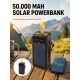 Güneş Enerjili Powerbank Dijital Göstergeli Taşınabilir Güç Kaynağı Yeni Nesil