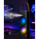 Çift Başlıklı Taşınabilir Fan RGB Işıklı Sprey Nemlendiricili Masaüstü Serinletici Fan