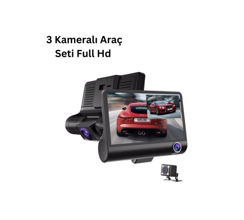 3 Kameralı Araç DVR