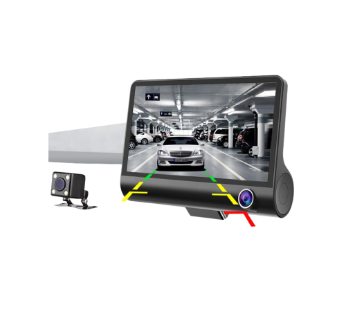 Çift Lens Araç Güvenlik Kamerası G Sensörlü Full HD