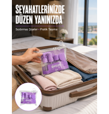5 Parça Seyahat Kişisel Bakım Seti Şişe Sprey Krem Kutulu Yeni Nesil