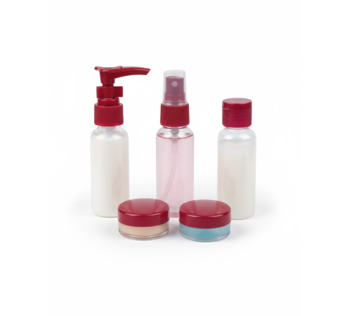 5 Parça Seyahat Dolum Şişesi Seti 30 ml Hafif Tasarım
