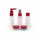 5 Parça Seyahat Dolum Şişesi Seti 30 ml Hafif Tasarım