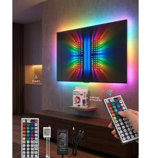 RGB LED Strip 5 Metre Kumandalı 5050 Şerit Led Dekorasyon Işığı