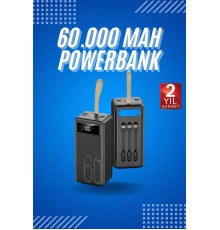 Powerbank Yüksek Kapasiteli 60.000 Mah Hızlı Şarj Şarj Özellikli Batarya