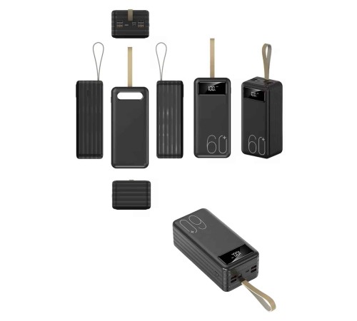 Powerbank Yüksek Kapasiteli 60.000 Mah Hızlı Şarj Şarj Özellikli Batarya