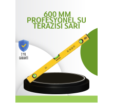 Hassas Ölçüm Sağlayan 600 mm Sarı Su Terazisi