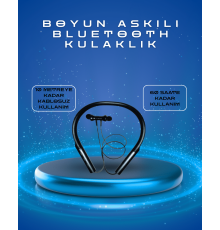 Polygold PG-100 Type-C Şarjlı Bluetooth Kulaklık – Boyun Askılı, Uzun Pil Ömürlü, Mikrofonlu