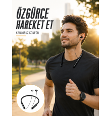 PG-100 Kablosuz Bluetooth Kulaklık Yeni Nesil
