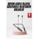 Kablolu Kulak İçi Bluetooth Kulaklık 100 Saat ANC Özellikli Boyun Bantlı