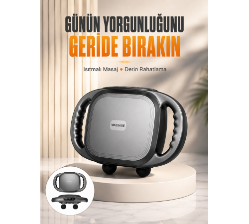 Fonksiyonlu Şarjlı Masaj Aleti 6 Başlık 2000 mAh Ergonomik Gövde Yeni Nesil