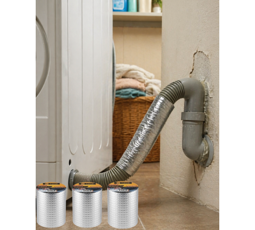 3 Lü Set Güçlü Yapışkanlı Su Yalıtım Bandı 72 MM 2 Metre