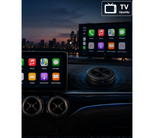 4GB 64GB CarPlay Android Auto Destekli 4G Sim Kartlı Akıllı Multimedya Kutusu