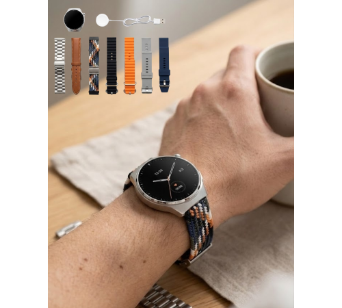Bluetooth Akıllı Saat 7 Kordonlu Arama Özellikli Uyku ve Aktivite Takipli