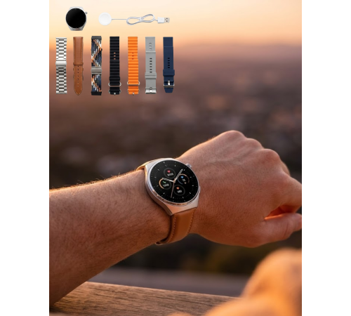 7 Kordonlu Akıllı Saat Bluetooth Arama Bildirim ve Spor Takip Özellikli