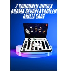 Akıllı Saat Çoklu Kordon Seçenekli Dokunmatik Ekran Nabız Sensörlü