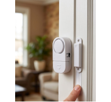 Kapı Alarmı Pencere Sensörü 90 dB Sesli Güvenlik Sistemi Kolay Montajlı